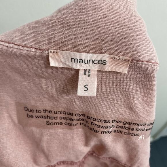 Maurices Blush Utility Jacket with Lace Accents - Picture 10 of 11